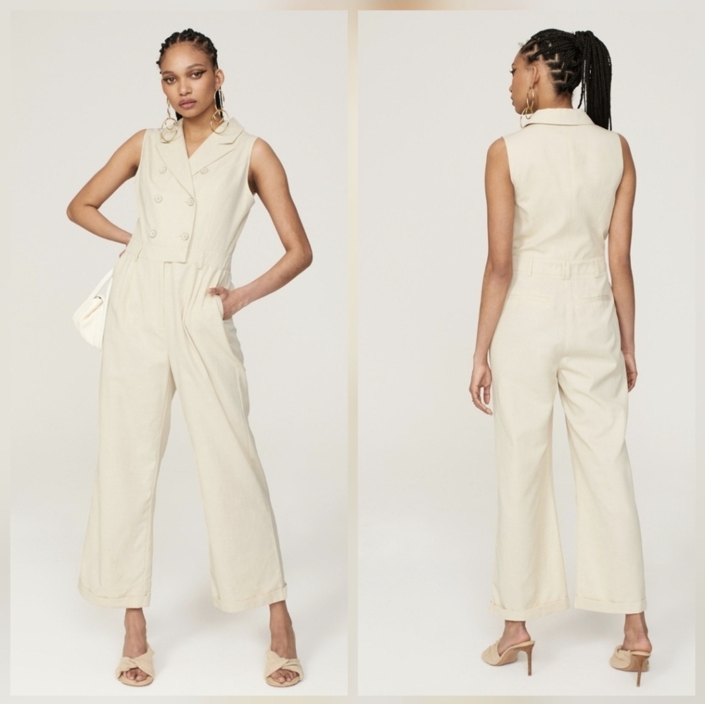 Paige Arcana Jumpsuit Sleeveless V-neck Size 4